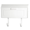 White Wall Mount Mailbox M847