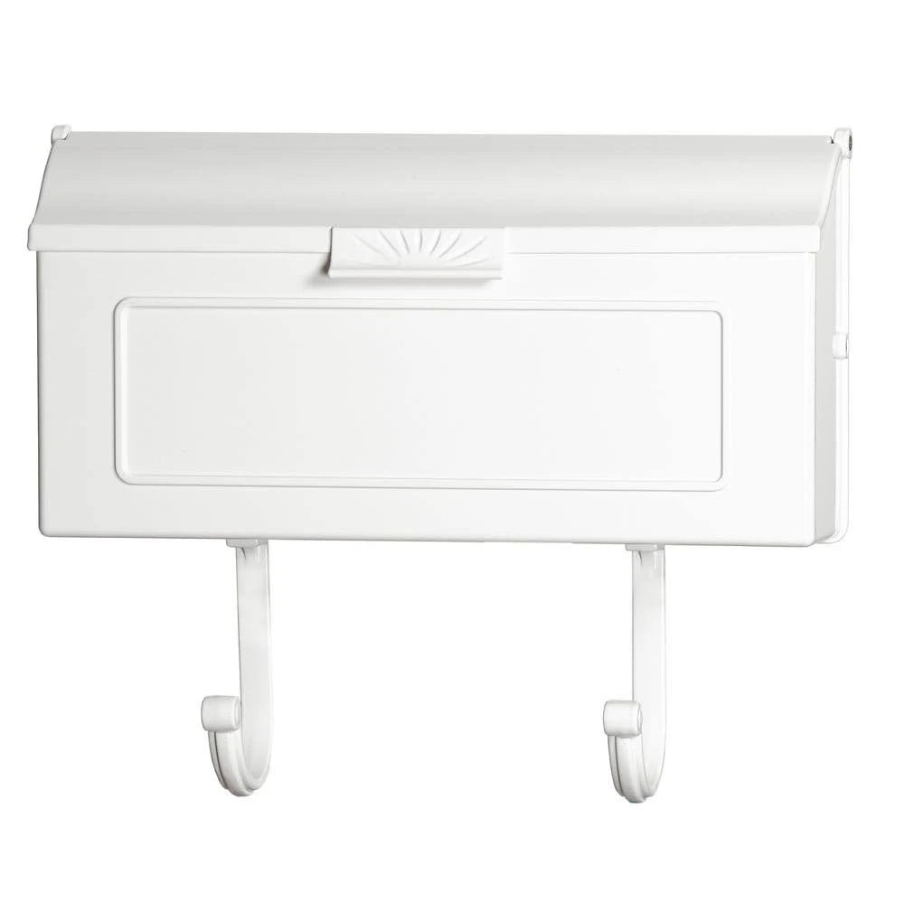 White Wall Mount Mailbox M847