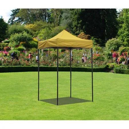 Yellow 5 ft. W x 5 ft. D Steel Pop-Up Canopy E13823