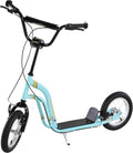 White 12-Inch Youth Scooter with Dual Brakes F6117