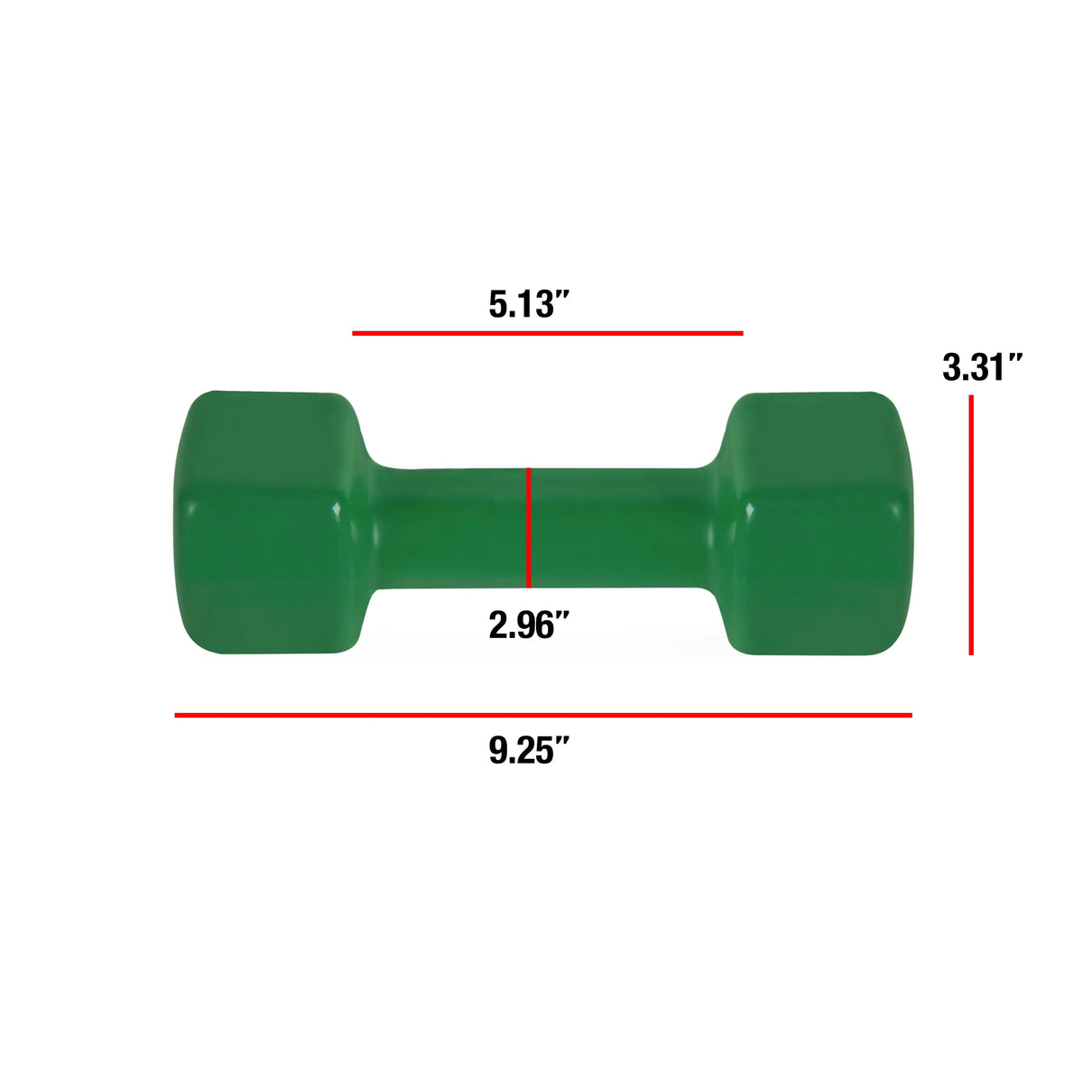 15lb Vinyl-Coated Dumbbell J6410