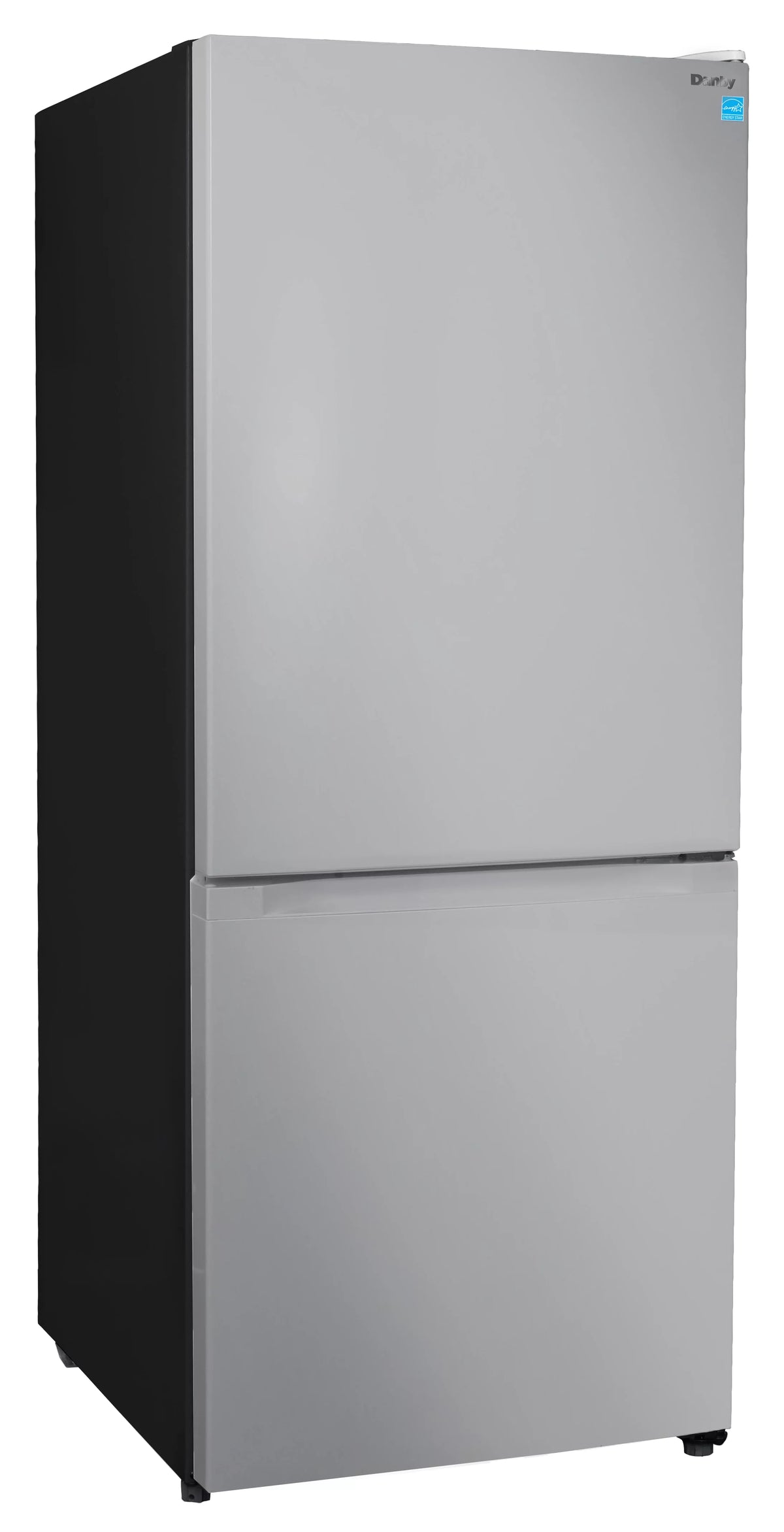 10 Cu. ft. Compact Fridge Bottom Mount Freezer Stainless Steel Q342654