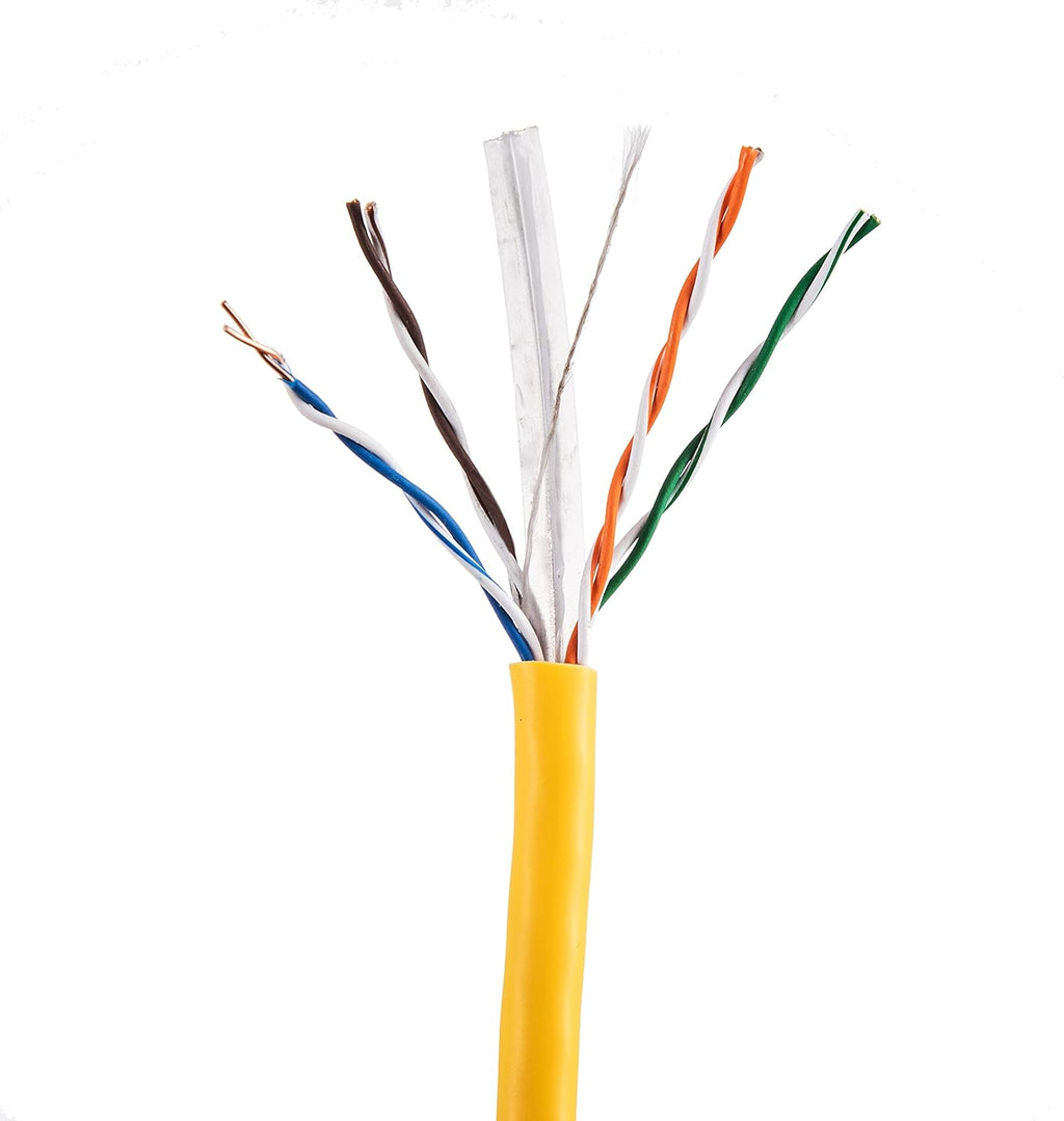 1000ft CAT6 Solid Ethernet UTP 23AWG Network Cable (Orange) L10984