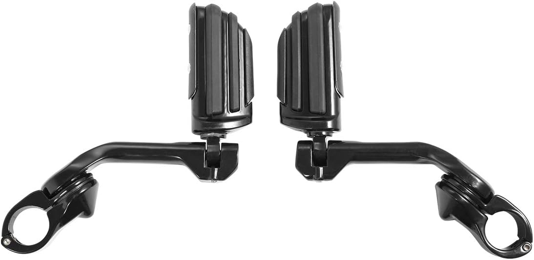 1.25" 32 mm Angled Adjustable Highway Foot Pegs Pack of 2 F127