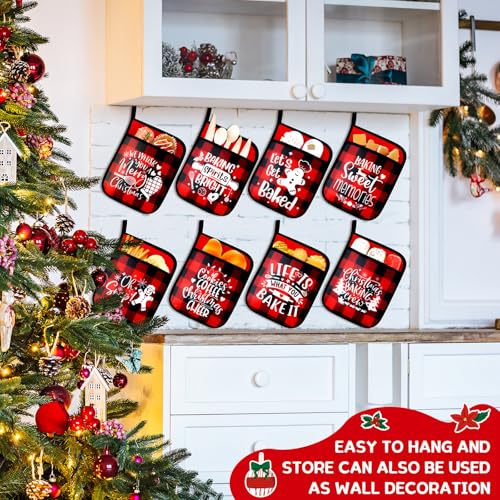 12 Pieces Heat Resistant Pot Holders and Oven Mitts H339664
