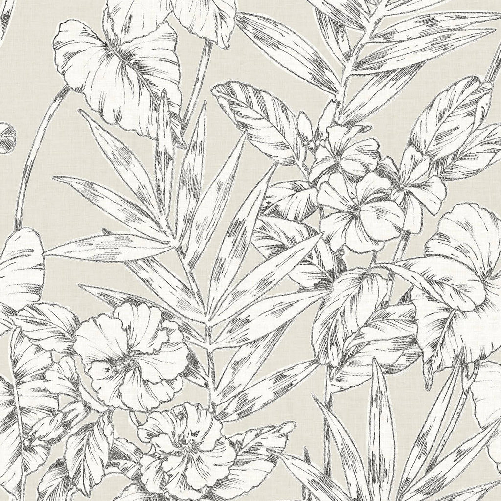 Grey Peel and Stick Wallpaper B599