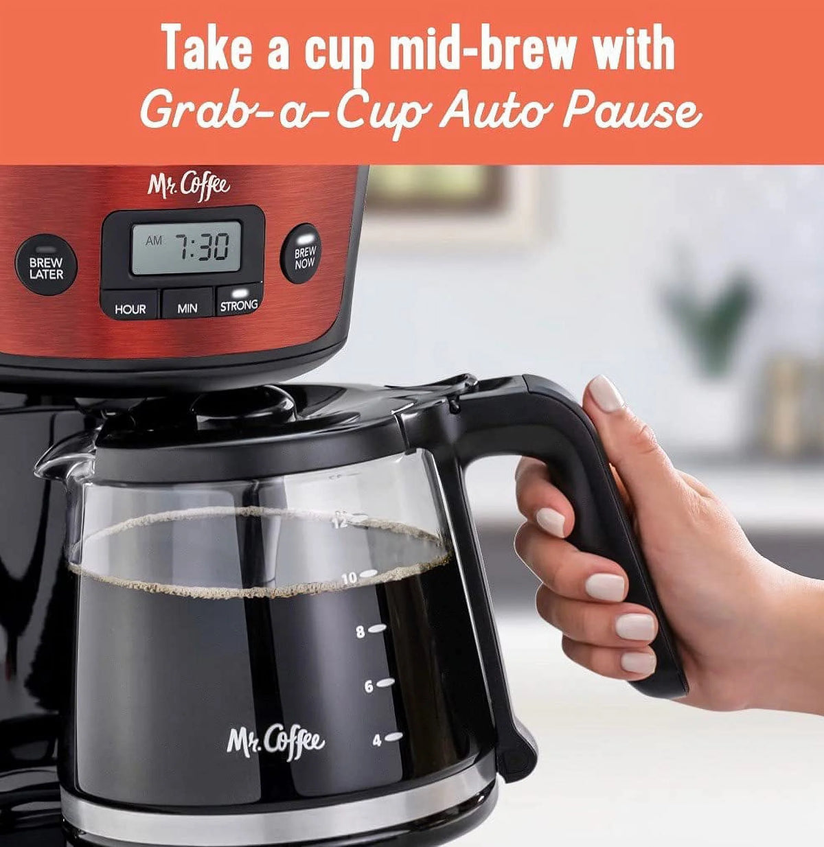 12-Cup Programmable Stainless Steel Coffeemaker Z89956
