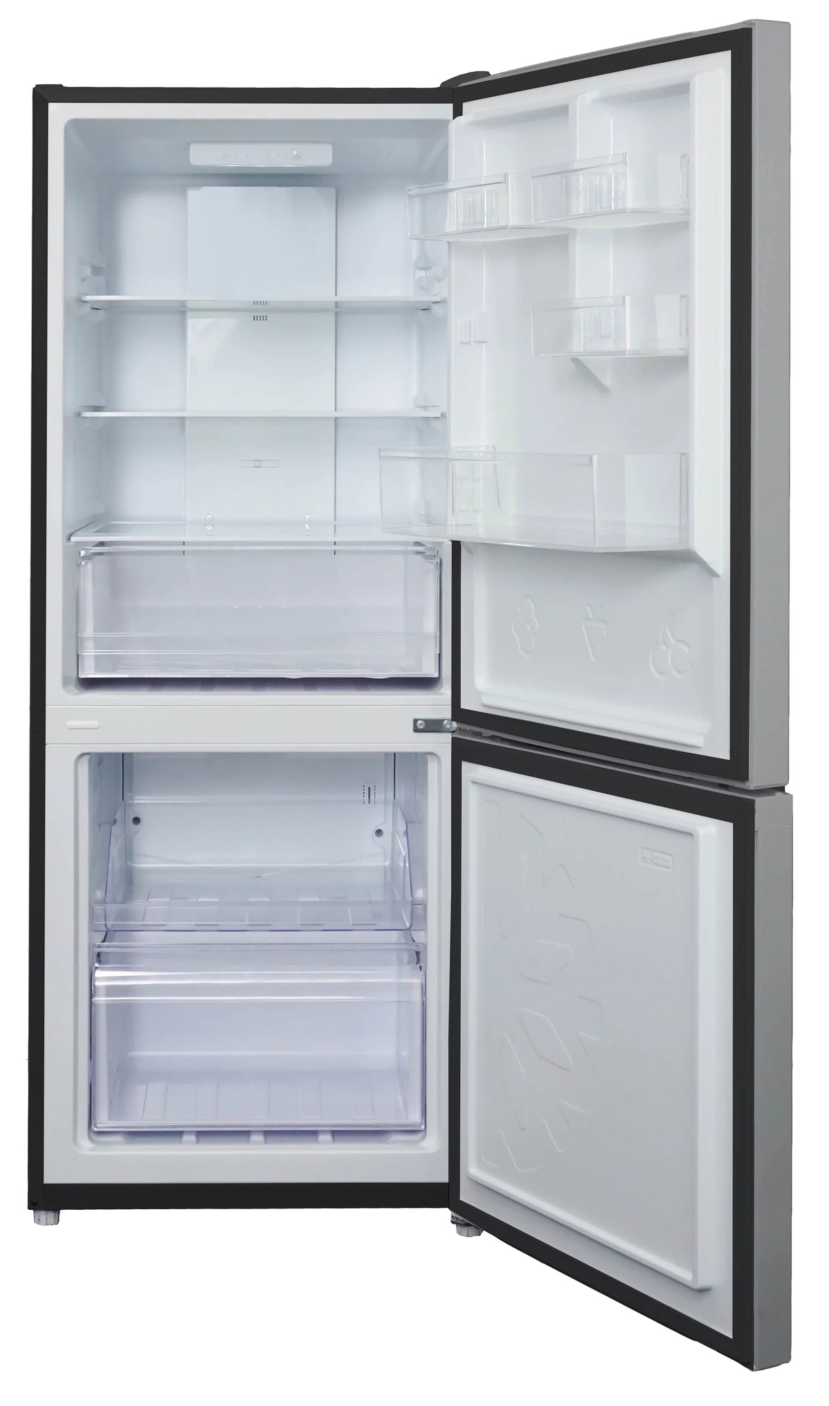10 Cu. ft. Compact Fridge Bottom Mount Freezer Stainless Steel Q342654