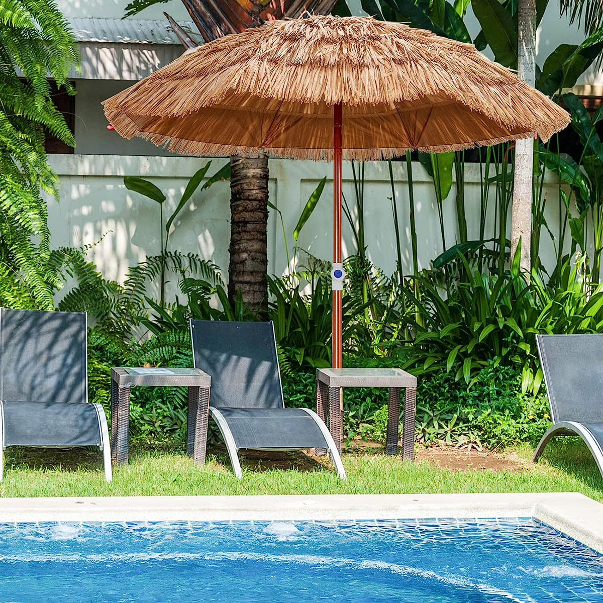 6ft Tiki Umbrella with Carrying Bag F32040