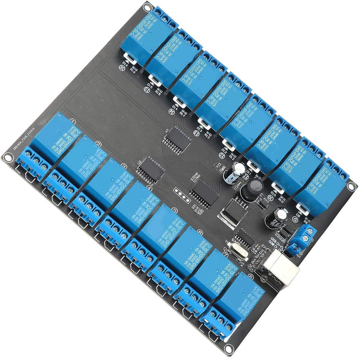 16 Channel USB Controlled Relay Module with 16 SPDT Relays V88288