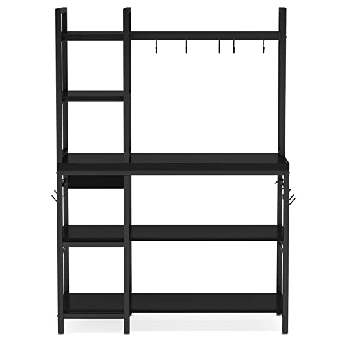 5-Tier Kitchen Utility Storage Shelf with 10 Hooks K11221