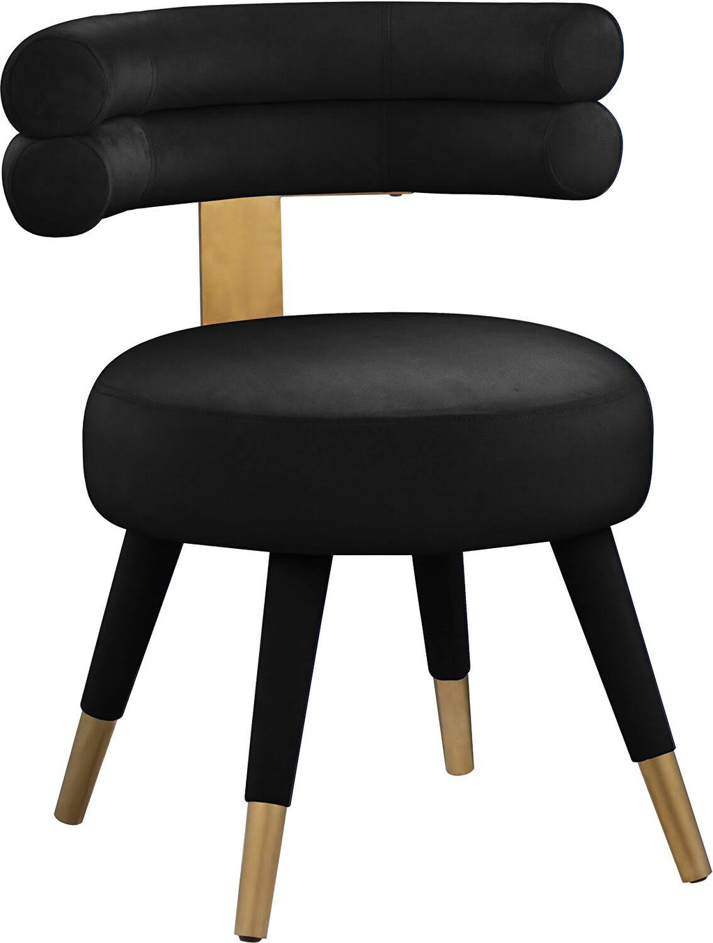 Black Velvet Dining Chair (Set of 2) G50765