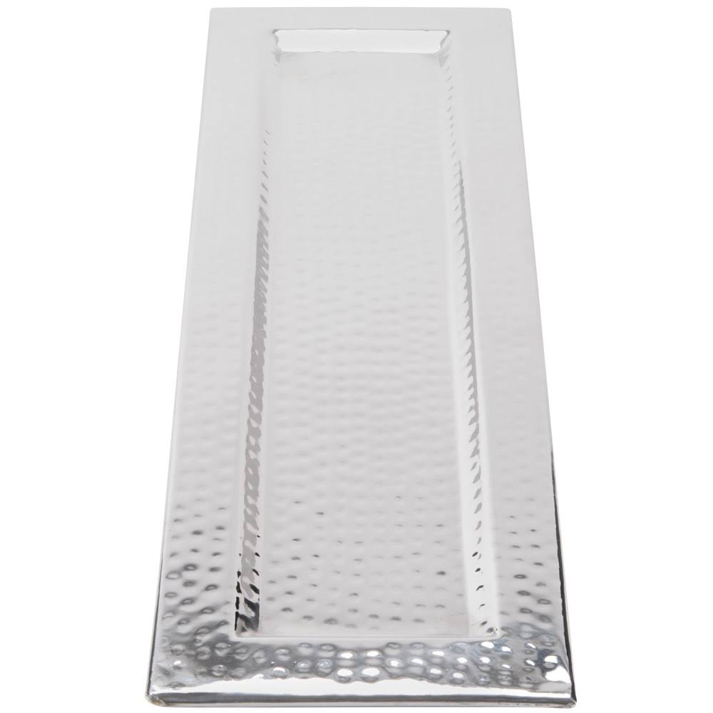 Stainless Steel Hammered Tray, 23-3/4x22 L K524