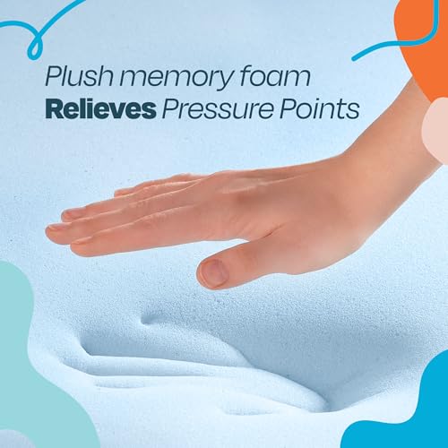 2 Inch Gel Infused Memory Foam Mattress Topper Queen Size N422