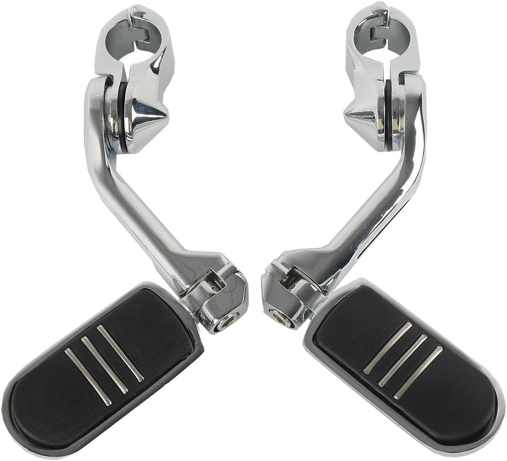 1.25" 32 mm Angled Adjustable Highway Foot Pegs Pack of 2 F127