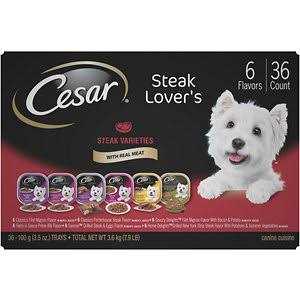 Steak Lovers Variety Pack Wet Dog Food D845