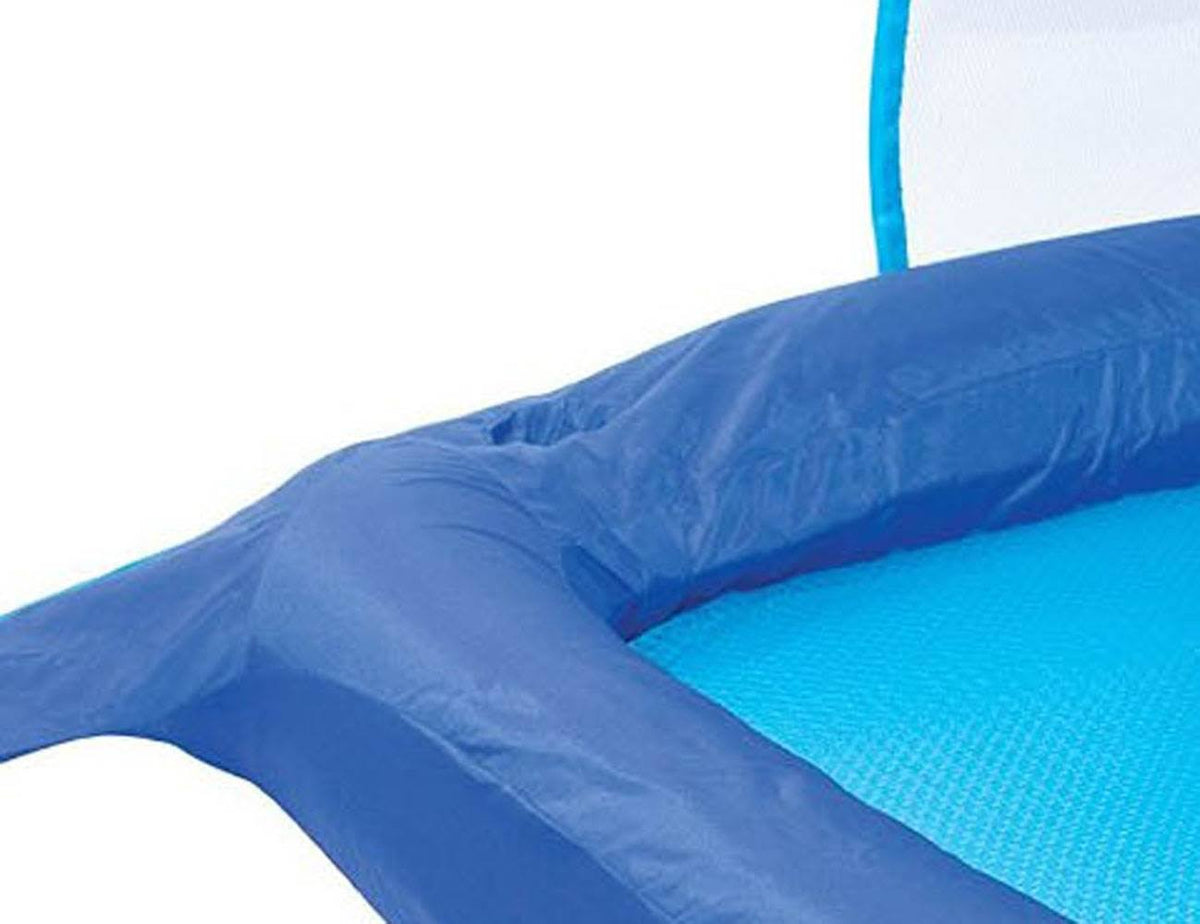 Blue Pool Lounge Chair with Sun Canopy 3 Pack Q6306