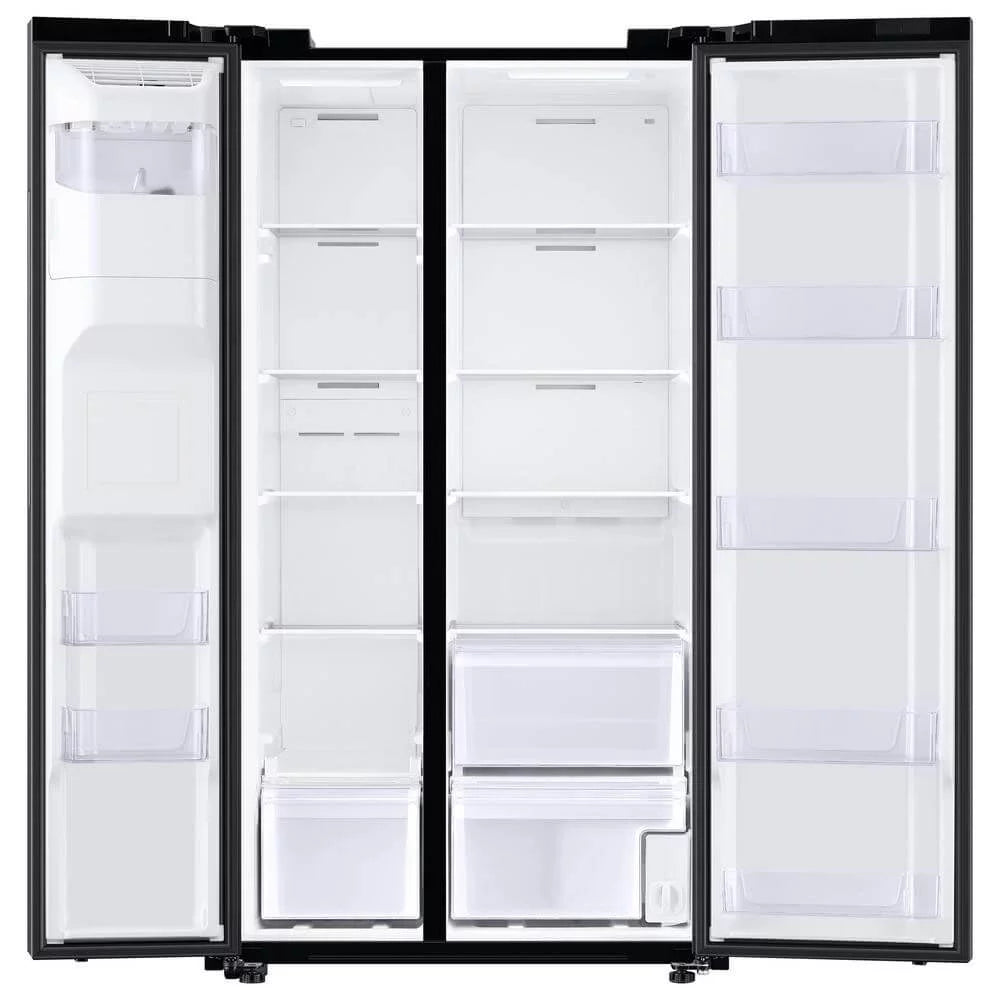 Black Stainless Steel Side-by-Side Refrigerator A498767