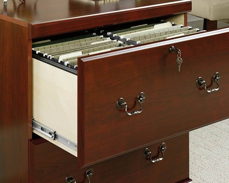 2 Drawer Lateral File in Classic Cherry Finish C7974