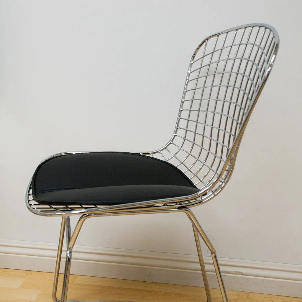 Chrome Wire Dining Side Chair Set of 2 E98718