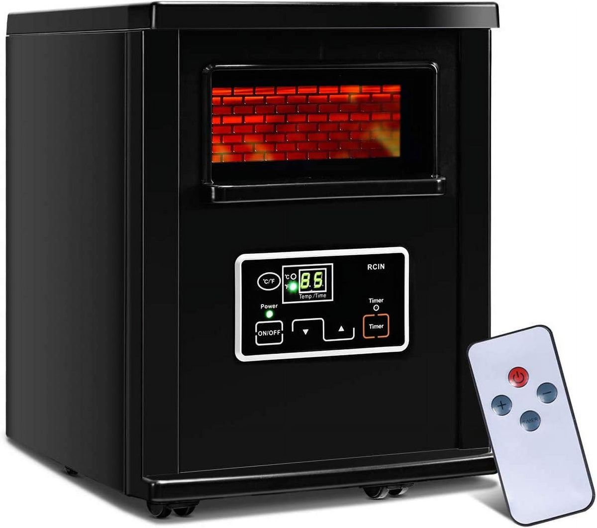 1500W Portable Electric Space Heater with Remote Control F188212