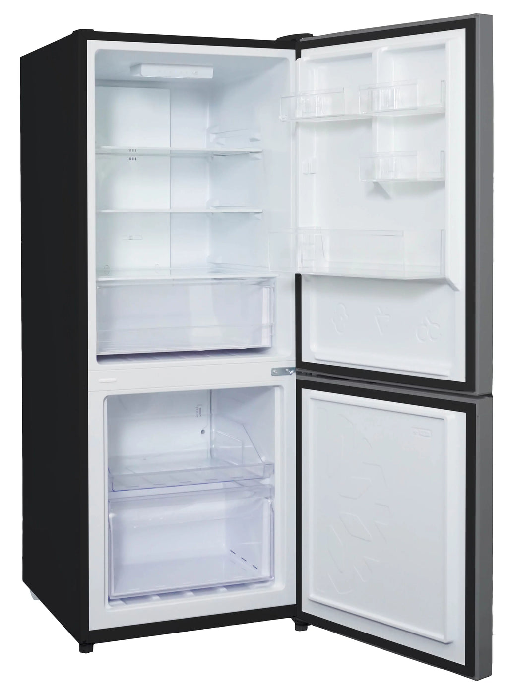 10 Cu. ft. Compact Fridge Bottom Mount Freezer Stainless Steel Q342654