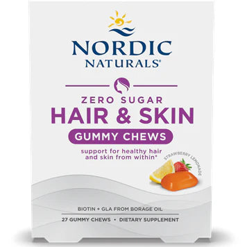 Zero Sugar Hair & Skin Gummy Chews 27 ct P6718