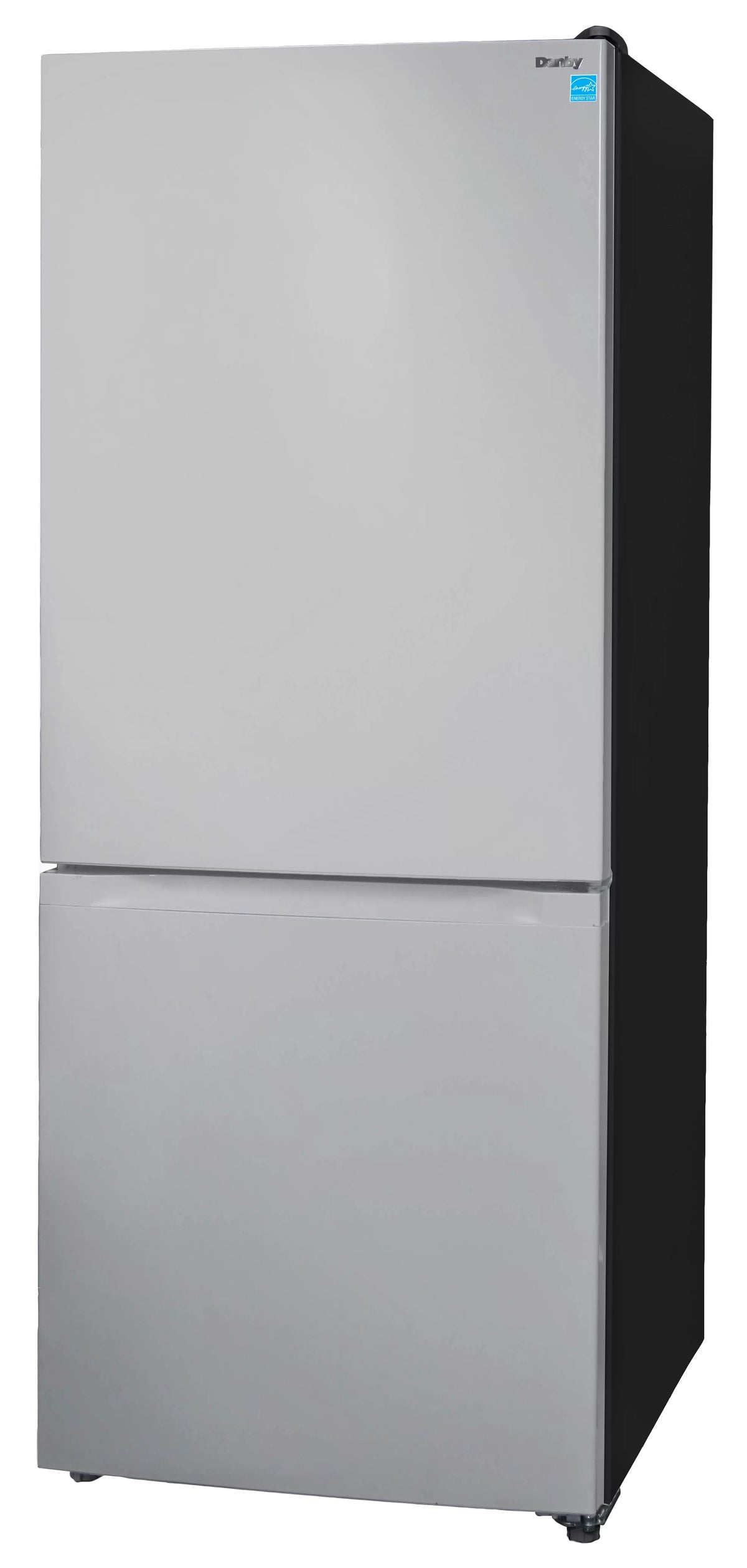 10 Cu. ft. Compact Fridge Bottom Mount Freezer Stainless Steel Q342654