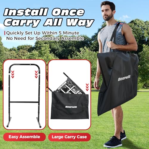 9 Hole Baseball Softball Pitching Net with Strike Zone W2625