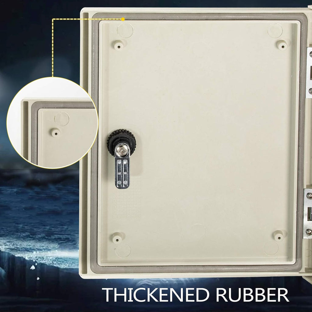 12 x 10 x 6'' NEMA 4X Fiberglass Electrical Enclosure P183