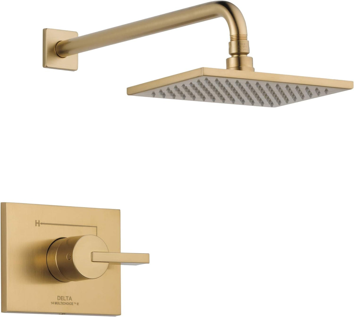 Gold Rain Shower Head Shower Faucet Set H1203