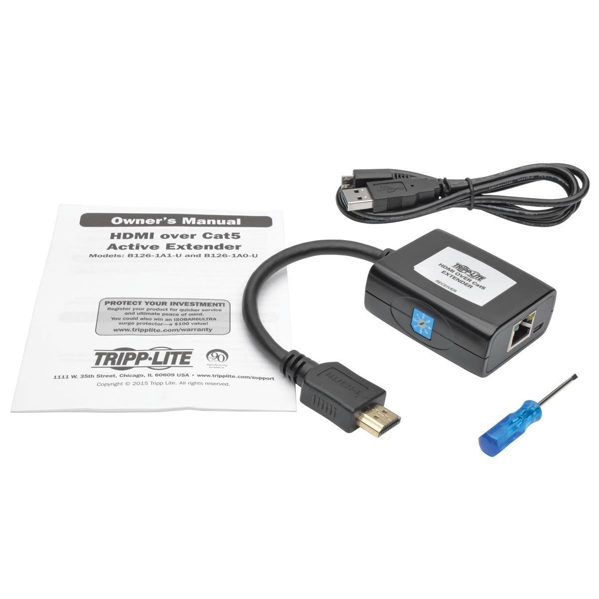 HDMI over Cat5 Cat6 2x2 Matrix Video Extender Switch G655