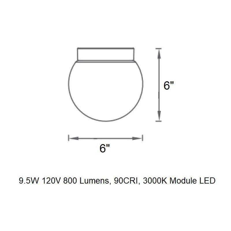 Niveous LED Flush Mount Z6010