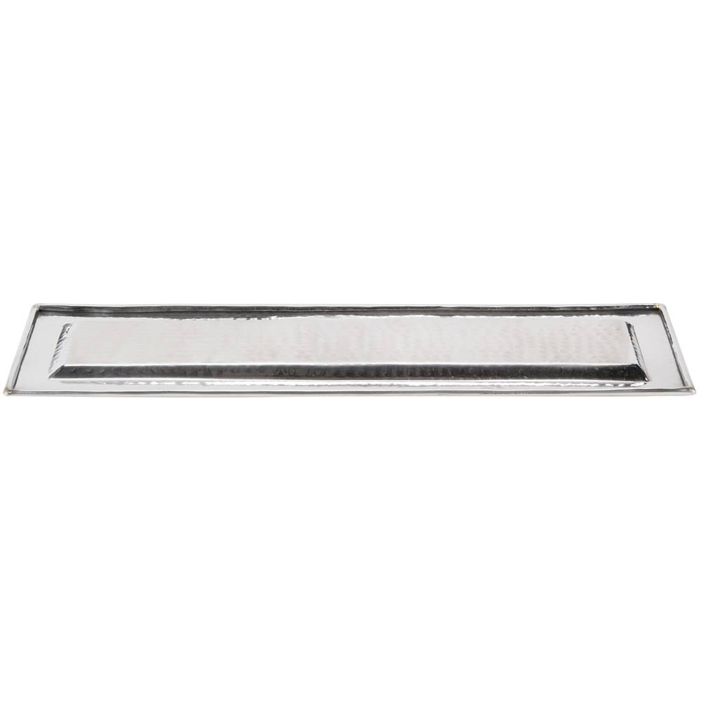 Stainless Steel Hammered Tray, 23-3/4x22 L K524