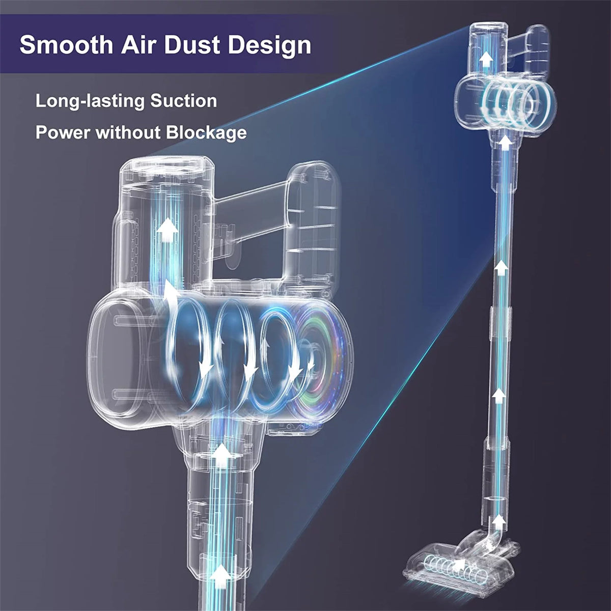 Cordless Vacuum Cleaner 6-in-1 Lightweight Stick N544690
