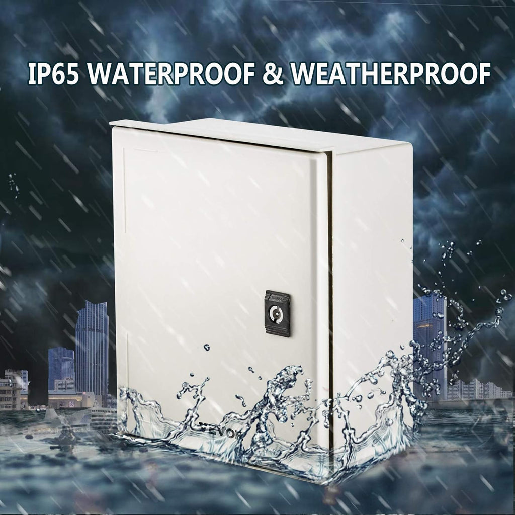 12 x 10 x 6'' NEMA 4X Fiberglass Electrical Enclosure P183