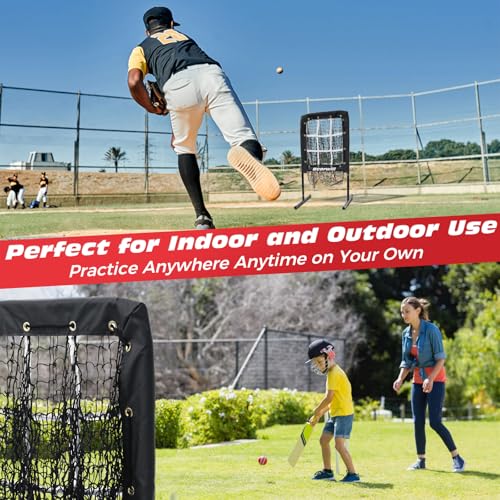 9 Hole Baseball Softball Pitching Net with Strike Zone W2625