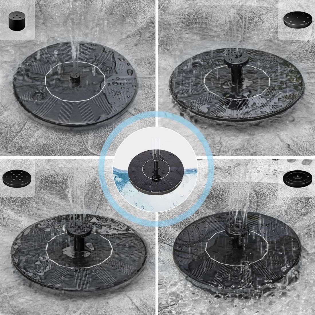 28 Inch Copper Polyresin Bird Bath P837968