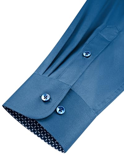 Men's Long Sleeve Stretch Dress Shirt T709813
