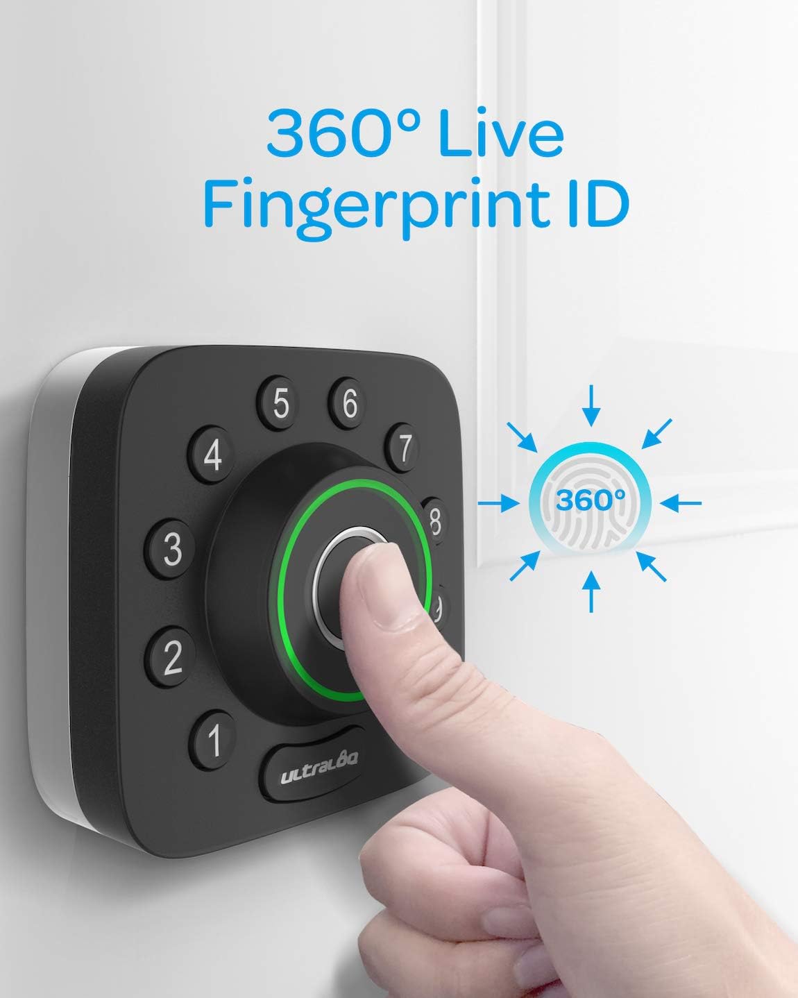 Smart Deadbolt with Bridge WiFi Adaptor G914131