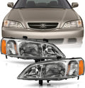 1999-2001 Acura TL Headlights Driver + Passenger Side M270