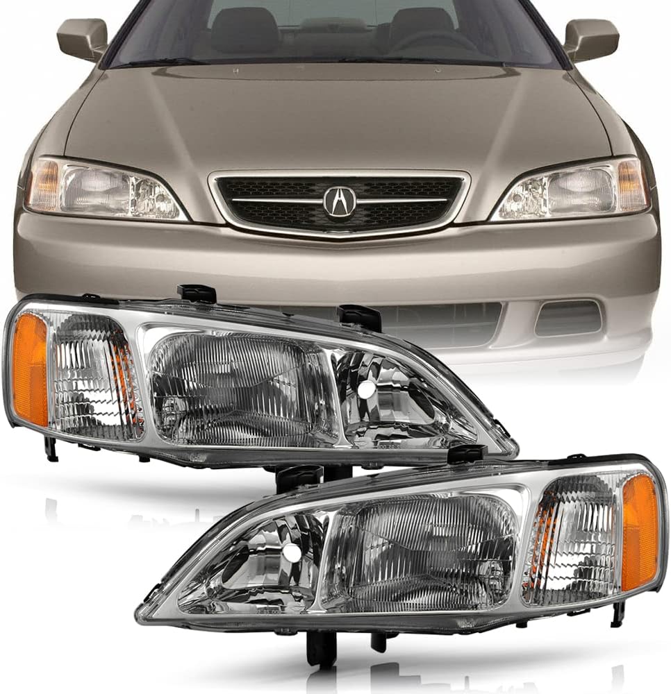 1999-2001 Acura TL Headlights Driver + Passenger Side M270