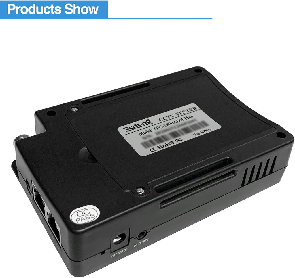 5 in 1 CCTV Camera Tester 12MP IP 8MP TVI/CVI/AHD 4-inch IPS Touch Screen I2717