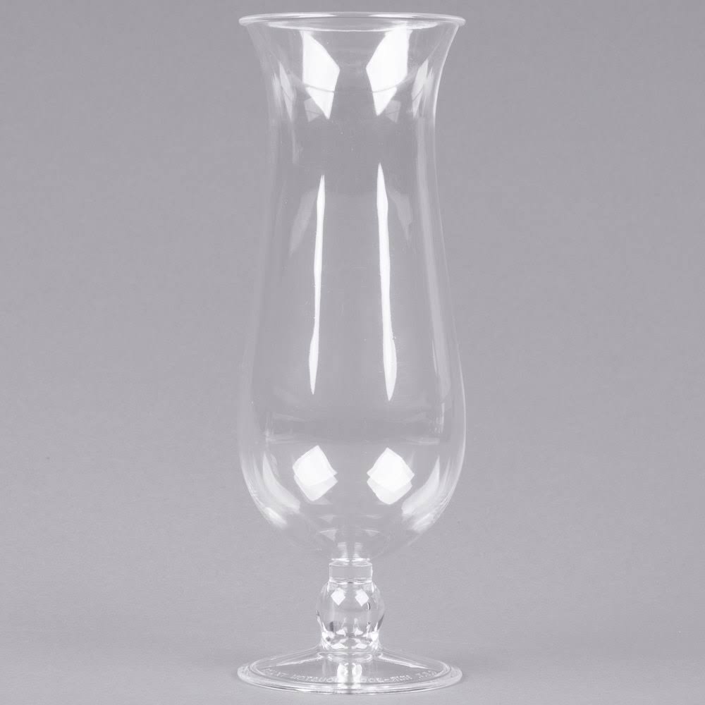 20 oz Clear Polycarbonate Hurricane Glass W645