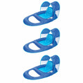 Blue Pool Lounge Chair with Sun Canopy 3 Pack Q6306