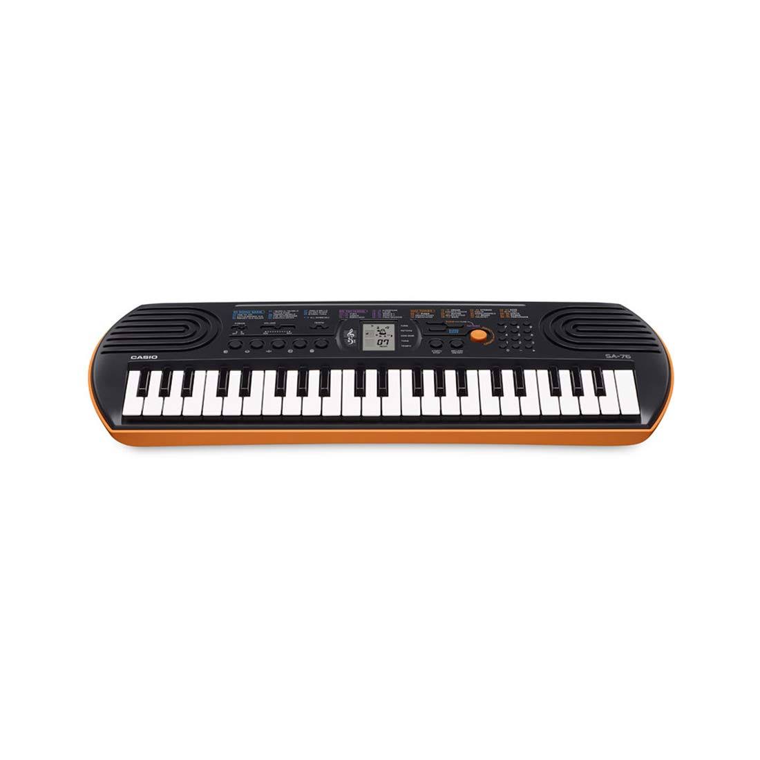44-Key Electronic Mini Keyboard Black Orange Q167