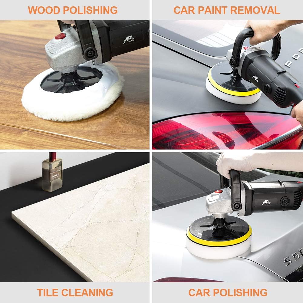 7 Inch Buffer Polisher with 5 Polishing Pads R771008