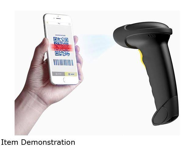 Black Wireless Bluetooth Barcode Scanner H407588