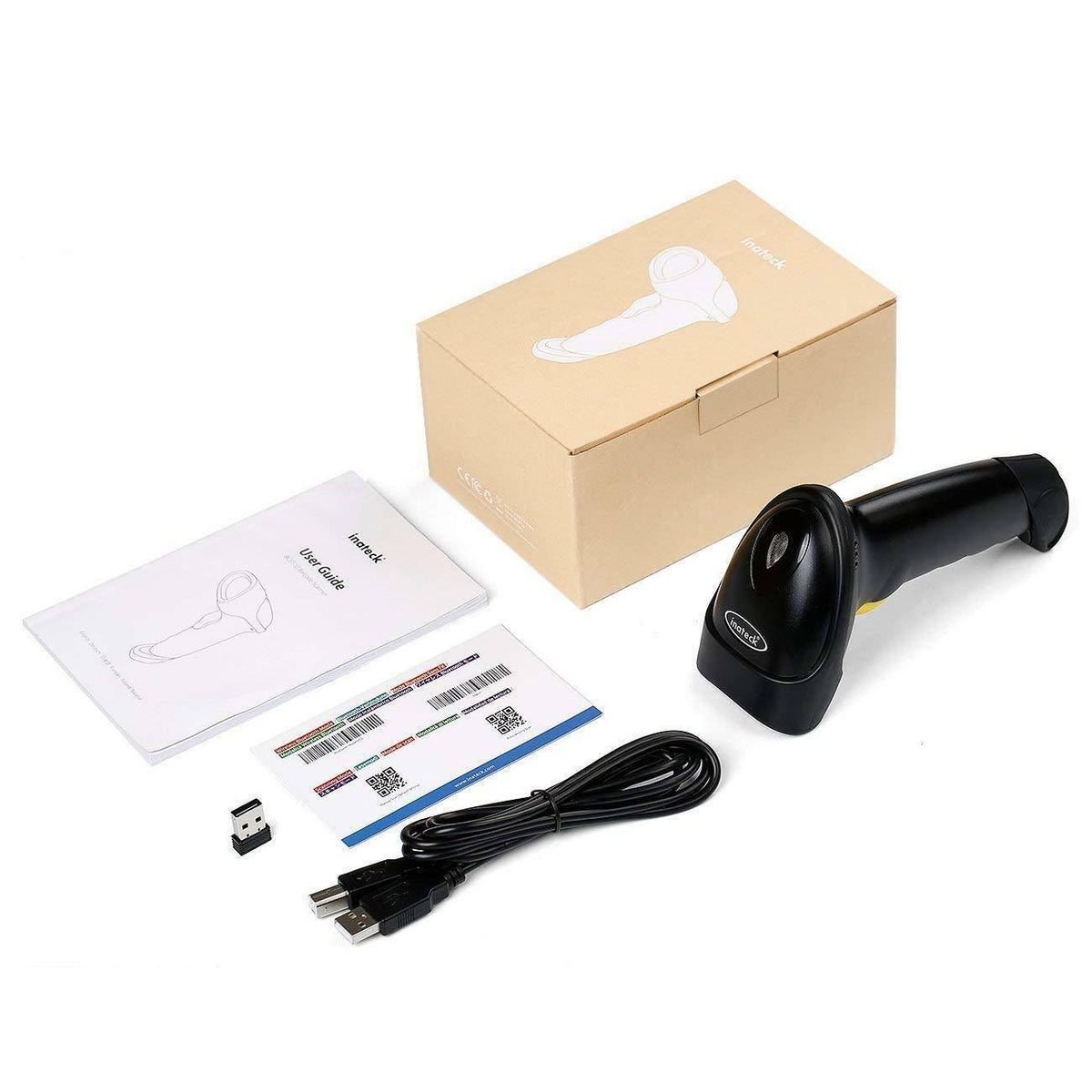 Black Wireless Bluetooth Barcode Scanner H407588