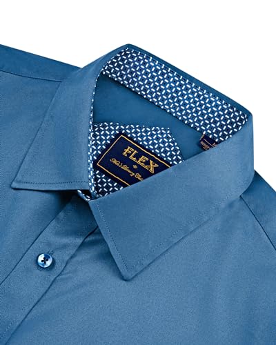 Men's Long Sleeve Stretch Dress Shirt T709813